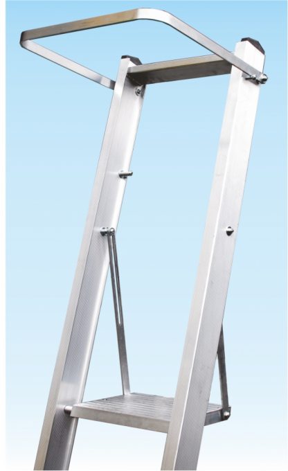 Scala aerea autoportante in alluminio modello 5056
