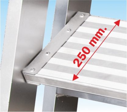 Scala in alluminio di accesso per cantiere AV60 AV80