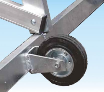 Scala professionale a palchetto in alluminio 6087