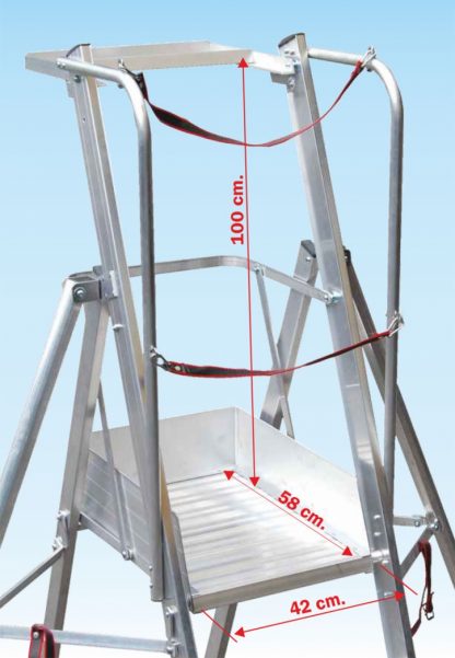 Scala professionale telescopica in allumino 6085