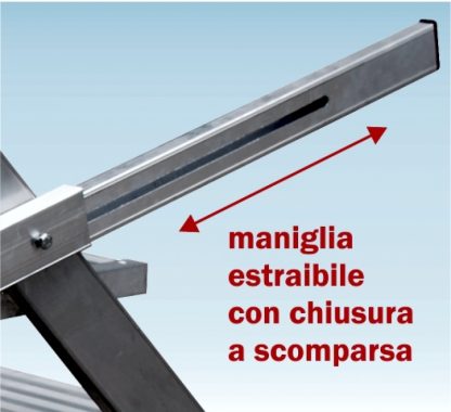 Sgabello industriale in alluminio 7060 7080